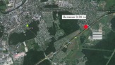 Земельный участок площадью 0,28 га расположен в г. Ногинск  в 43 км от МКАД по Горьковскому шоссе.
